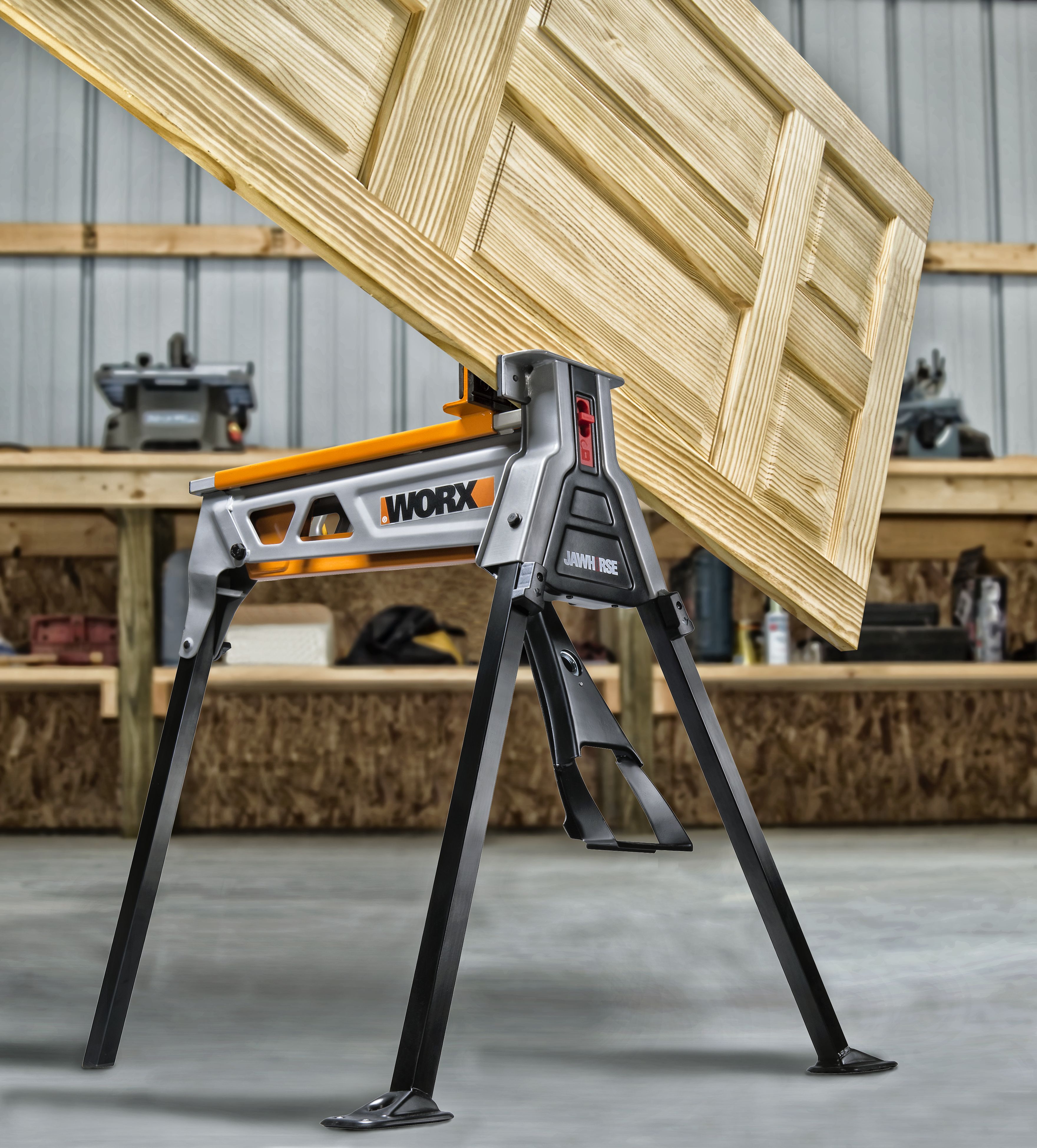 Jaw sawhorse store
